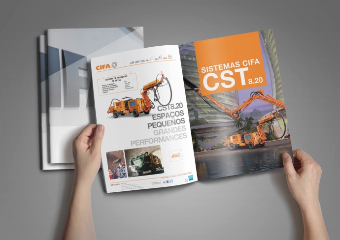 Design do catálogo de produtos da CIFA
