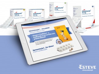 A farmacêutica Esteve lançou uma aplicação para iPad do seu produto veterinário Cardisure
