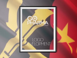 logotipo de uma empresa Angola de distribuição farmacêutica Go Pharma
